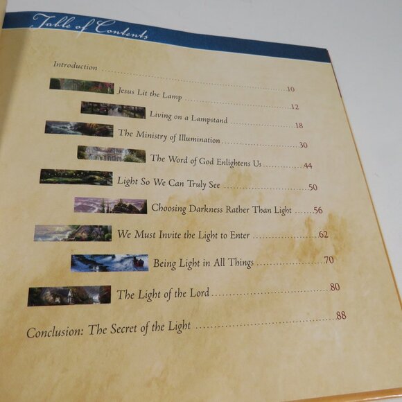 The Secret of the Light by Thomas Kinkade & David Jeremiah book RELIGIOUS - Picture 3 of 15